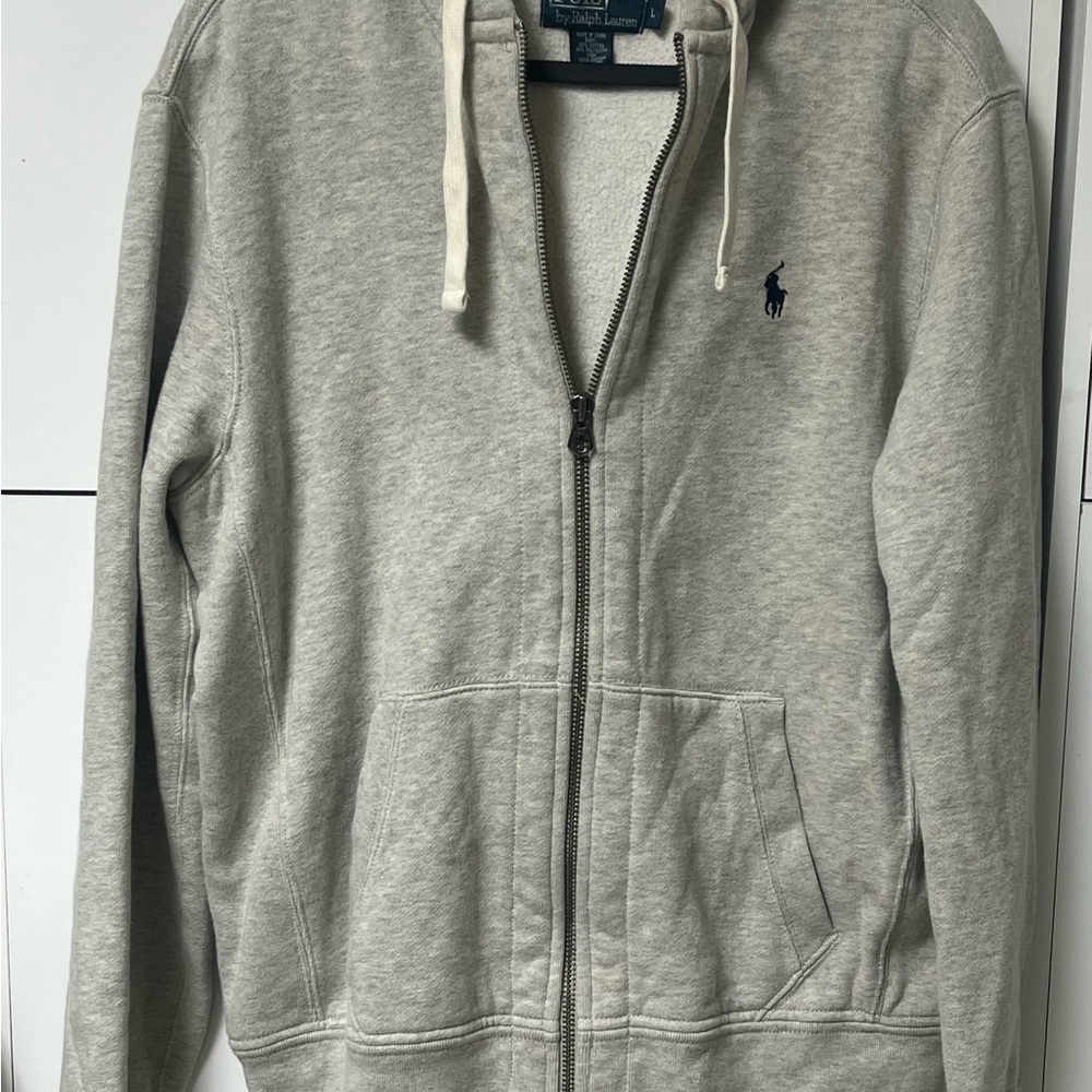 Ralph Lauren GRAY and Blue Polo Label